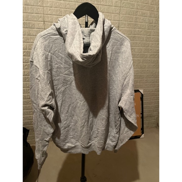 Oakleaf Basketball Hoodie Gray Champion‎ Eco Authentic Mens Sweatshirt - Picture 3 of 4